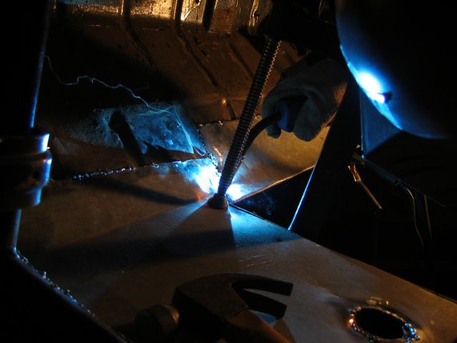 welding in the footplates