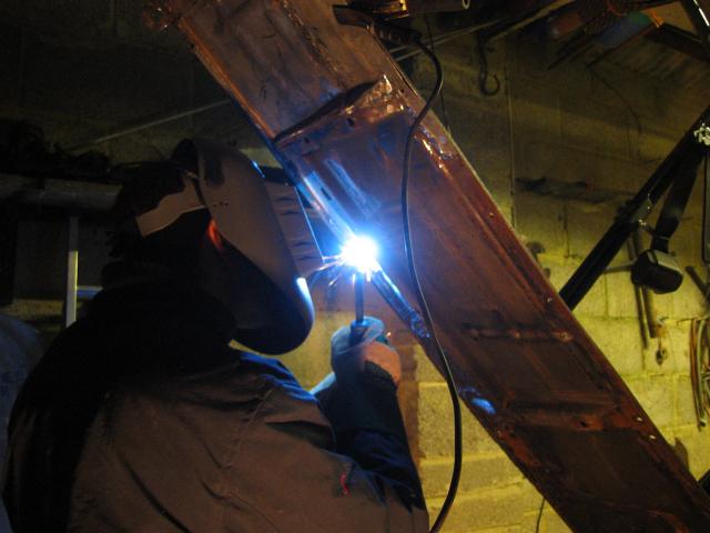 Ross welding on the edge