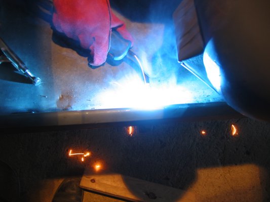 welding it in