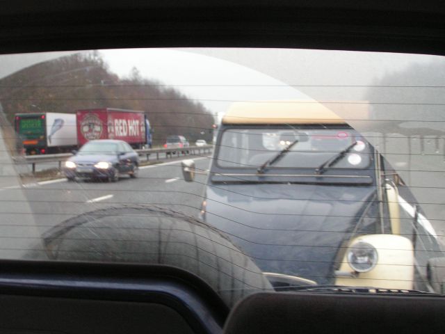 Towing along the M4